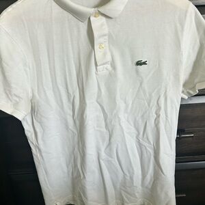 Lacoste White Polo Shirt Classic Style